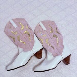 Vintage Women’s Jazz Designer Western Style Boots Size 9 Made In Spain excellent